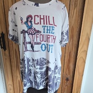 Chill the Fourth Out Kids Graphic Tee